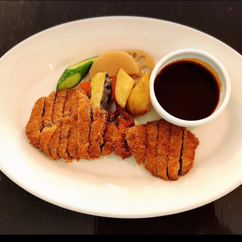 超柔らか牛ヒレのレアビーフかつ(やっぱり肉が好き （【旧店名】サ・ソン・ボン）)