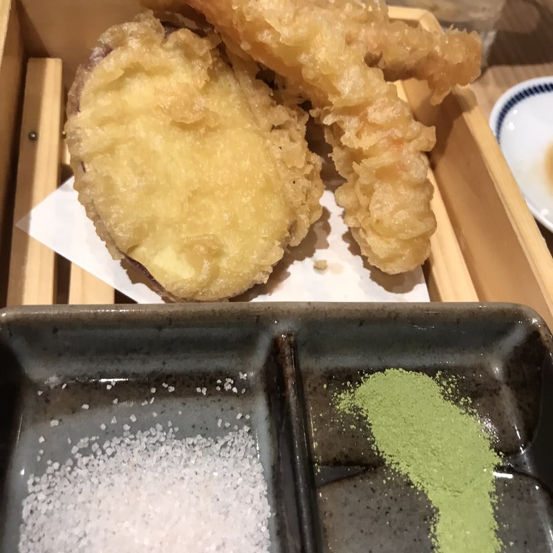 欲張りな天婦羅盛り合わせ(鮨・酒・肴 杉玉 阿佐ヶ谷)