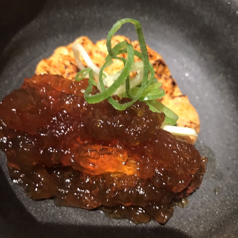 炙りアン肝ポン酢(鮨・酒・肴 杉玉 阿佐ヶ谷)