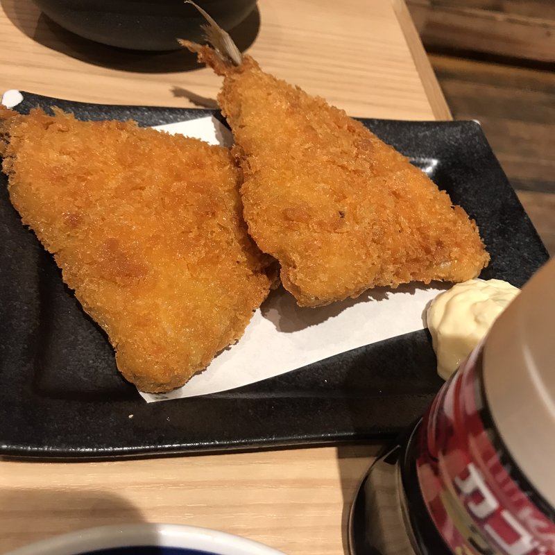 アジフライ(鮨・酒・肴 杉玉 阿佐ヶ谷)