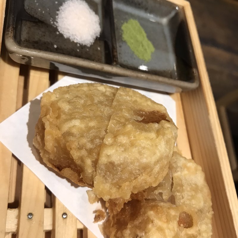 おでんの大根なのに天婦羅(鮨・酒・肴 杉玉 阿佐ヶ谷)