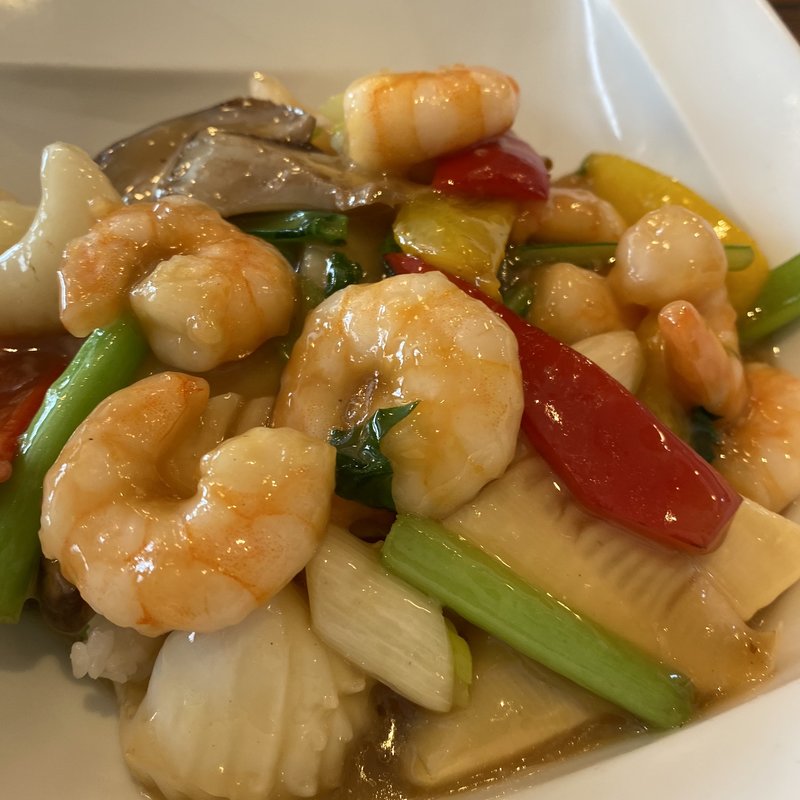 野菜と海の幸あんかけごはん(銀座アスター 渋谷東横店)