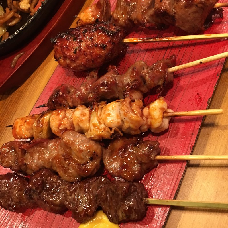 串もの おまかせ6本盛(築地銀だこ)