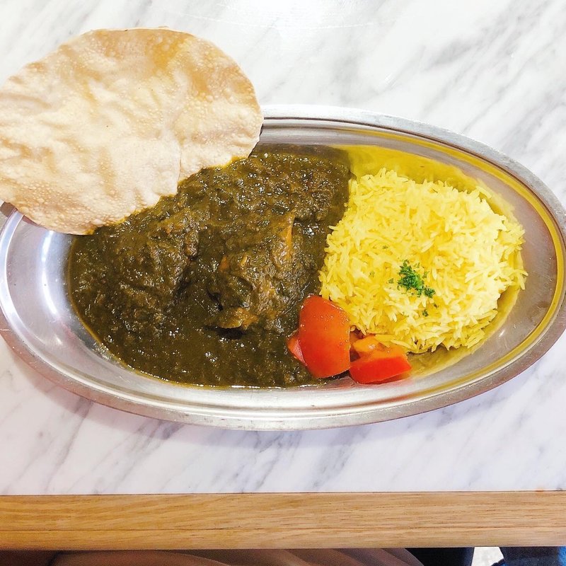 ほうれん草チキンカレー(カフェ・レッドブック （cafe RED BOOK）)