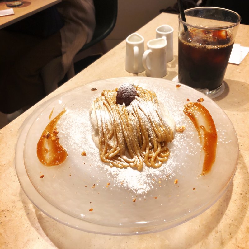 生モンブラン(カフェ＆ブックス ビブリオテーク 東京・有楽町（café & books bibliothèque Tokyo Yurakucho）)