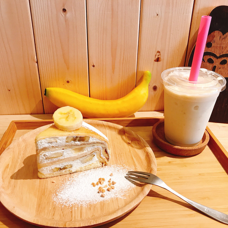 ミルフィーユ、バナナスムージー(bananafactory)