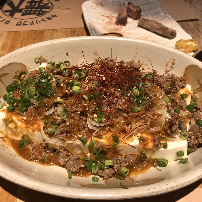 ひき肉と豆腐(やきとり処 大舞 町田本店)