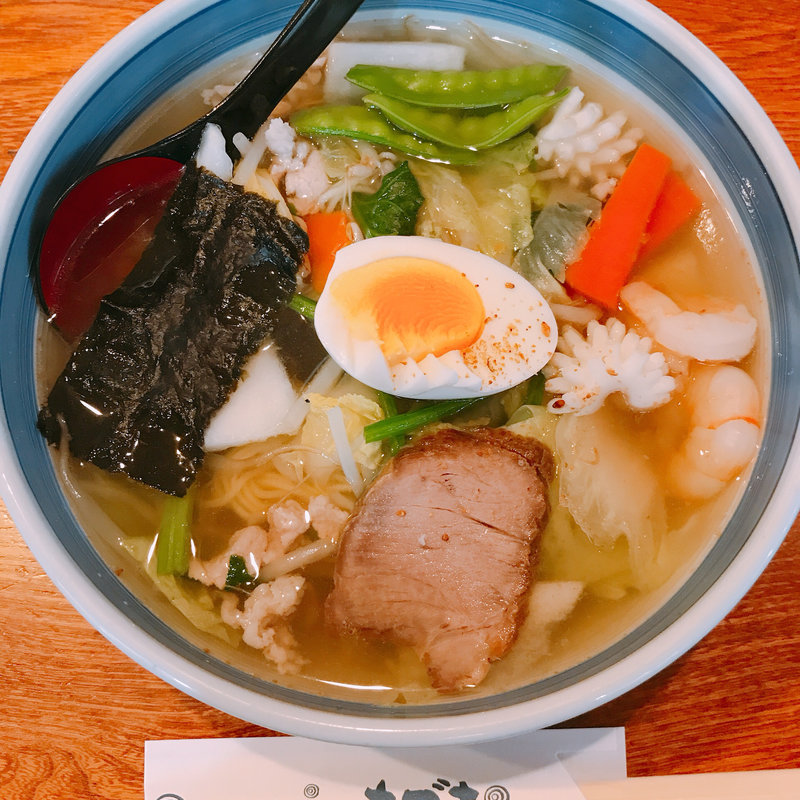 五目野菜そば（塩味）(浅草うまいもん あづま （アヅマ）)