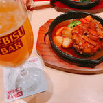 ハンバーグステーキ デミグラスソース(Yebisu Bar グランスタ八重北店)