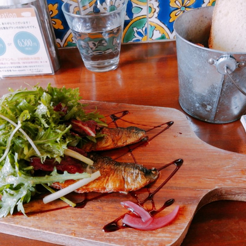 サンマのサラダ(ビストロ・ルパ)