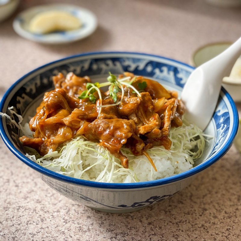焼肉丼大盛り(竹葉軒)