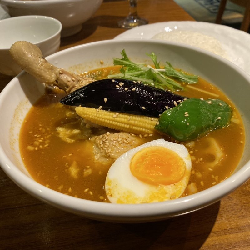 チキンと野菜のスープカレー(シャンティ)