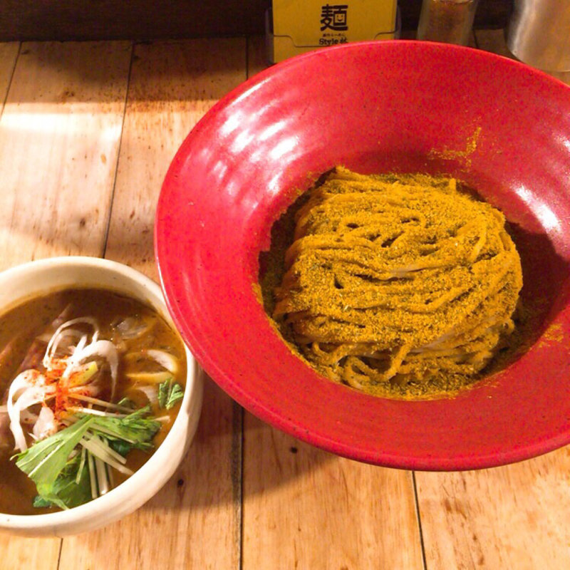 スパイスカレー味噌つけ麺(創作らーめん style林)