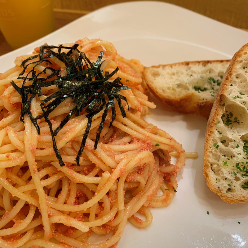 パスタセット(めんたいパスタ)(フレッズカフェ 梅田店)