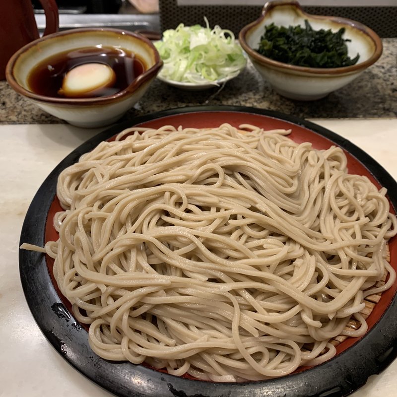 わかめ玉子せいろ　大盛り(かめや 新宿店 )