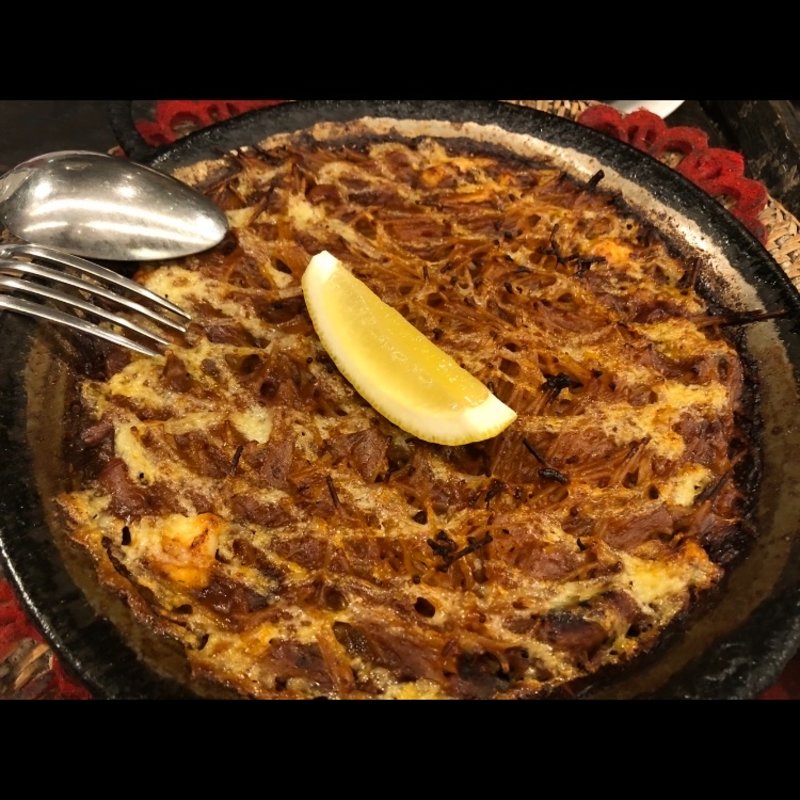 特製イカ入りフィデウア(リンコン カタルーニャ)