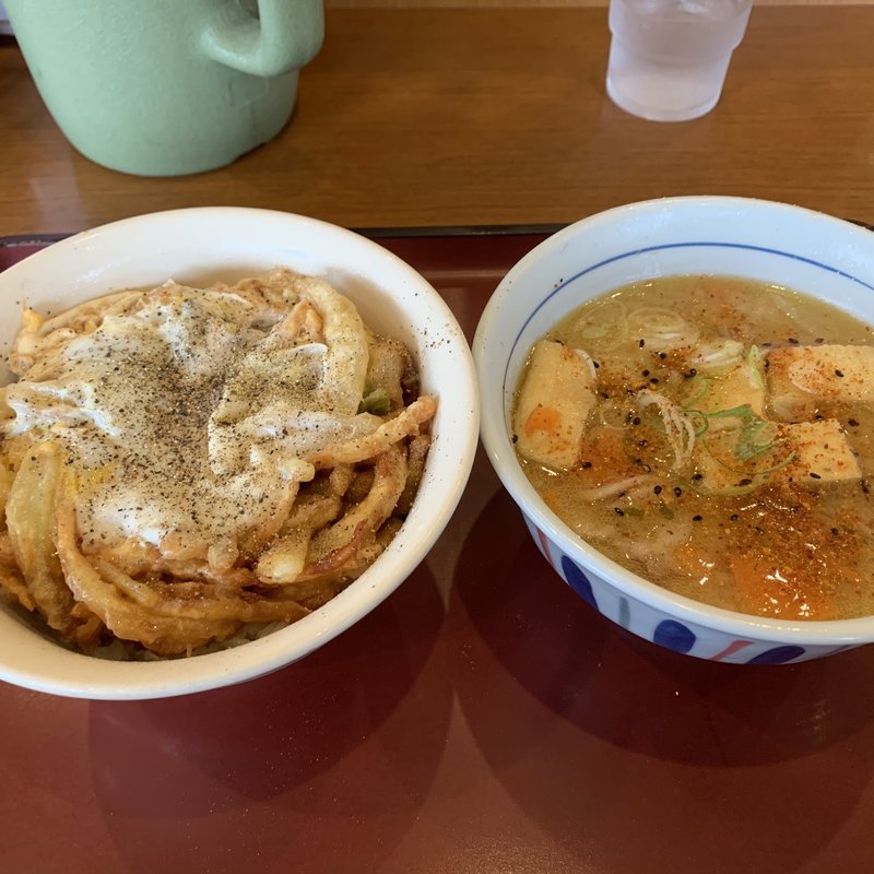 かき揚げ丼(山田うどん食堂 上横場店 )