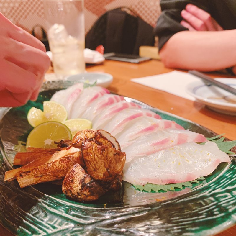 鯛と松茸(一徹)