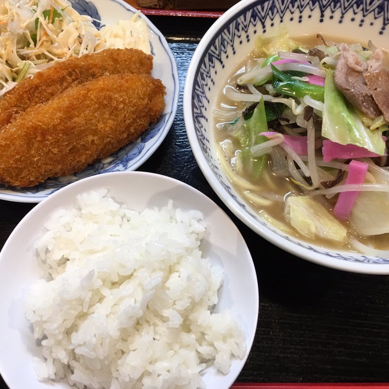 小ちゃんぽん白身魚フライセット(ちゃんぽんセンター)