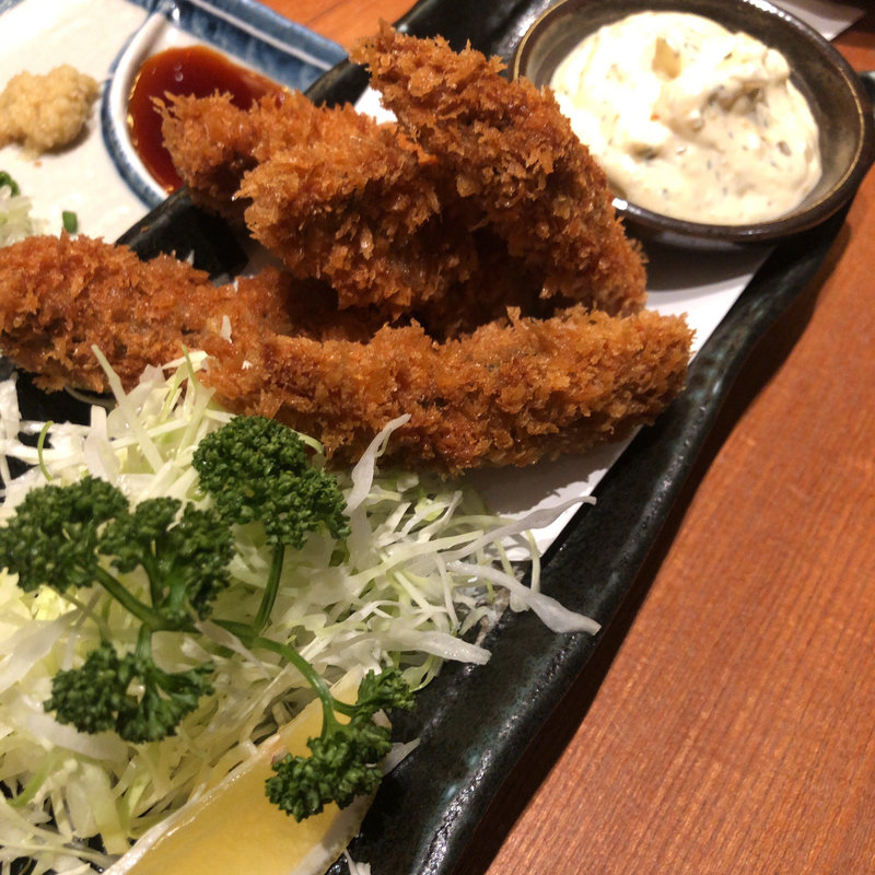 牡蠣フライ(駒八 ムスブ総本店)