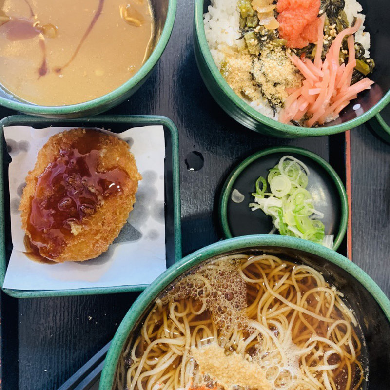 ミニ高菜ごはセット(ゆで太郎 本所吾妻橋店  )