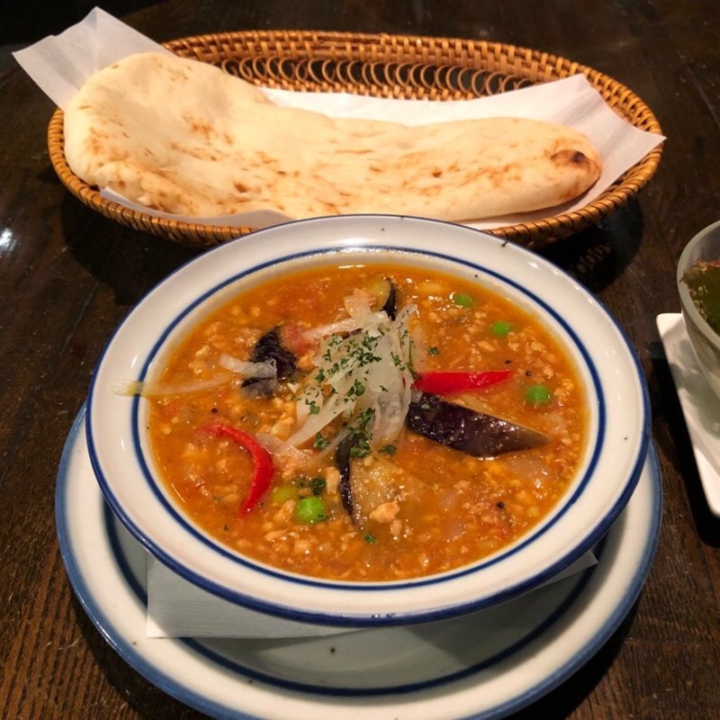 なすのキーマカレー(樹の花 )