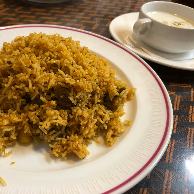 ビーフビリヤニセット(カバブハウス宮原店)