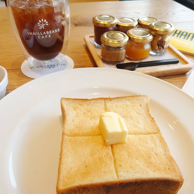 バニラビーンズトースト(バニラビーンズ ザ ロースタリー)