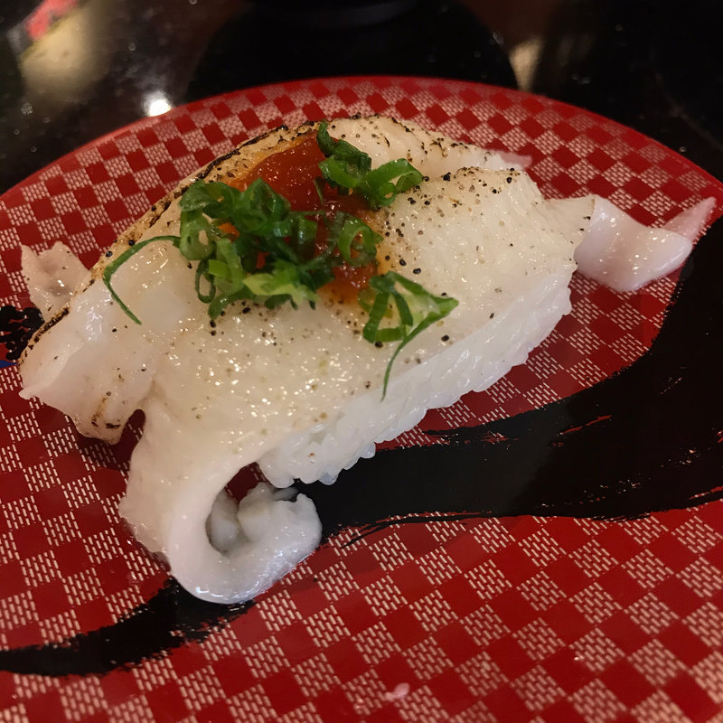 えんがわ塩炙り(すし銚子丸 木場店)