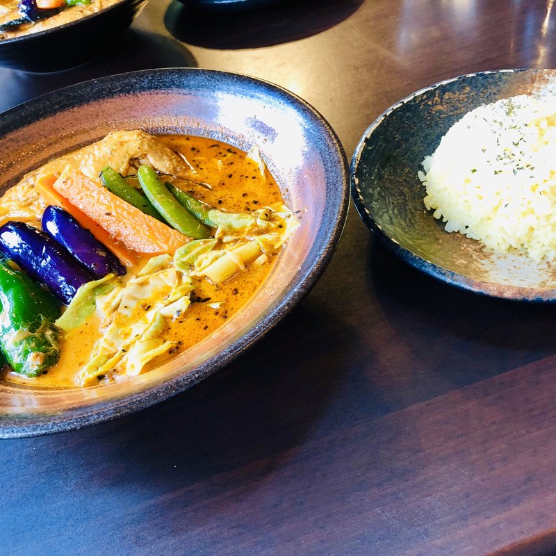 野菜カレー(カレーのふらのや)