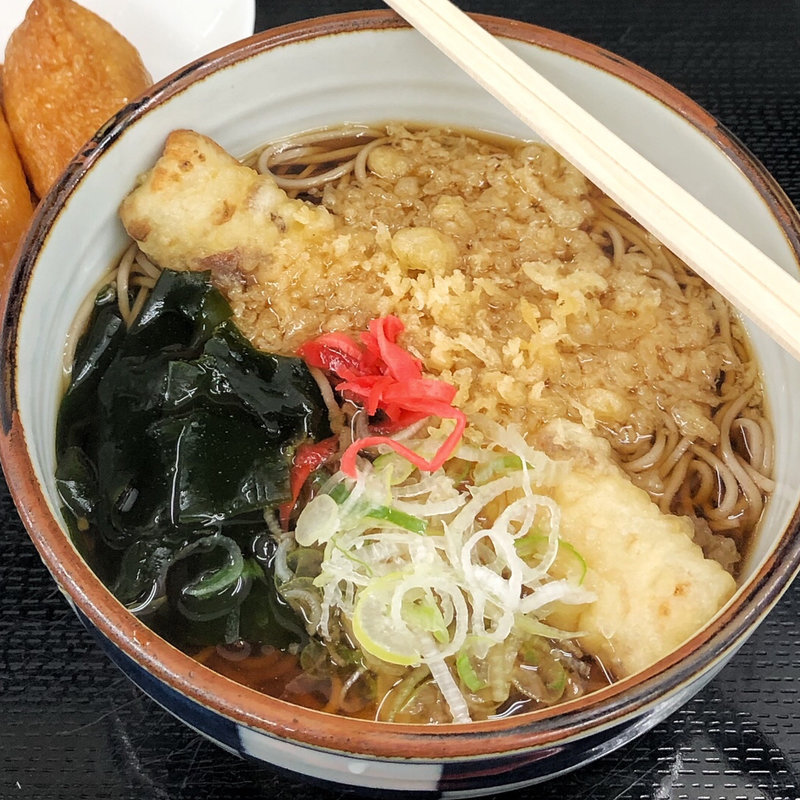 朝定食D(立喰いそば 山吹)