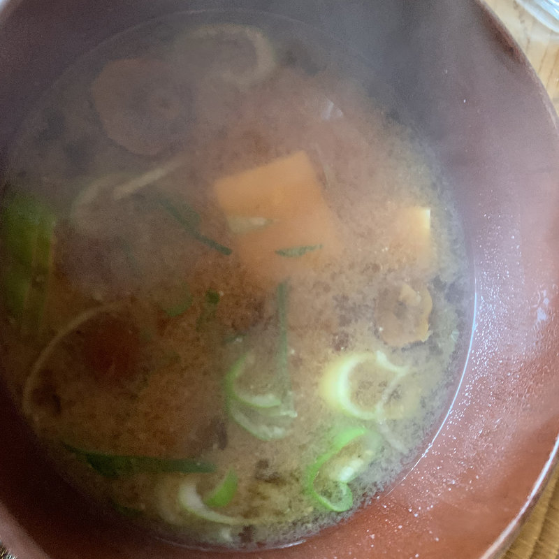 キノコの味噌汁(鎌田鳥山)