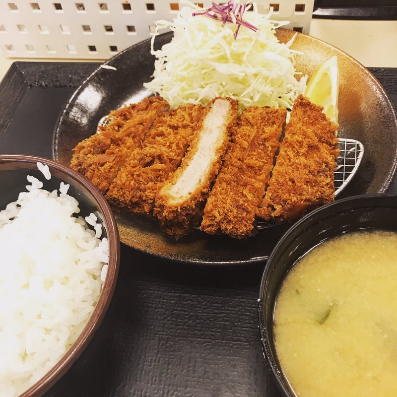 大判ヒレかつ定食(松乃家 綾瀬店 )