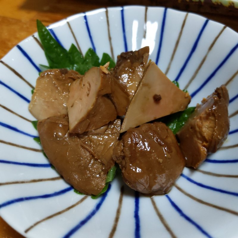 あん肝しぐれ煮(大衆割烹 善甚)