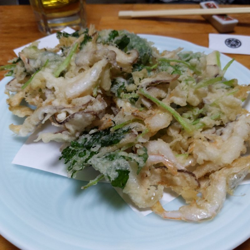 白えびかき揚げ(大衆割烹 善甚)
