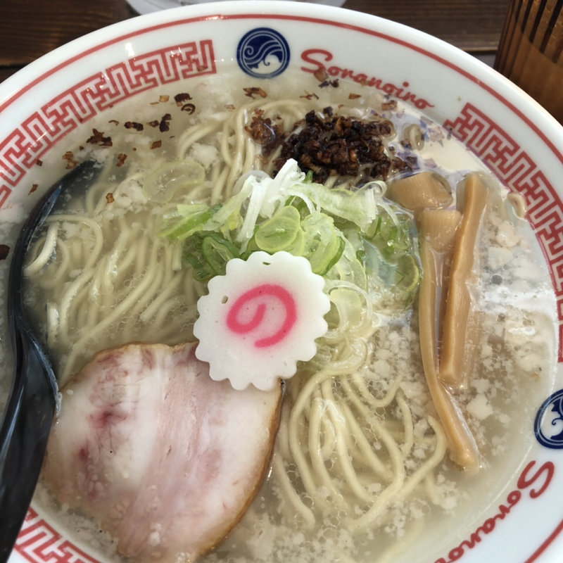 豚骨清油ラーメン（塩）(ソラノイロ)