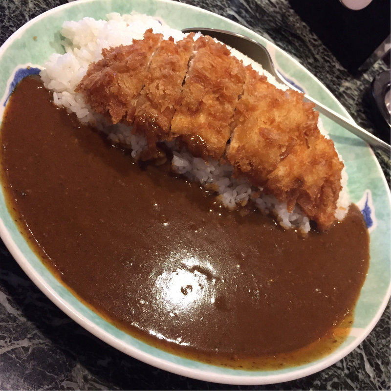 チキンカツカレー大盛り(カレーハウス ケーツー)