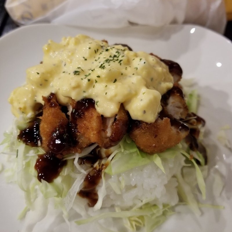 タルタルソースチキン丼(Agehabase)