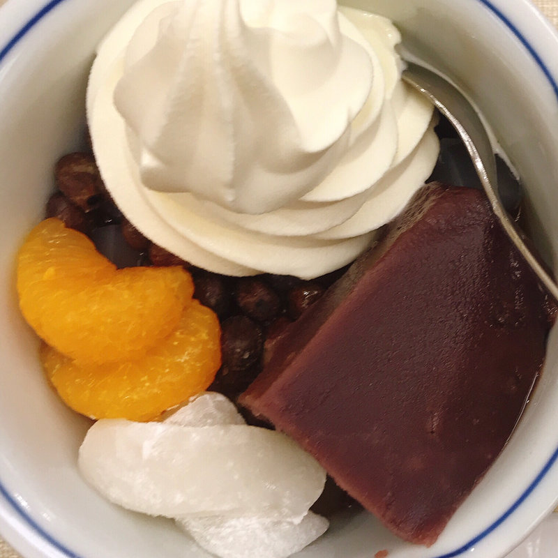 クリームあんみつ(あんみつ みはし 東京駅一番街店)