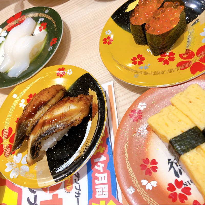 イクラとか炙り鰻とか(にぎりの徳兵衛 イオンモール堺鉄砲町店)