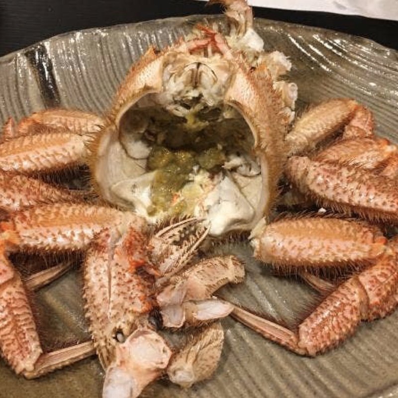 蒸し毛蟹(鮨割烹 羽月)