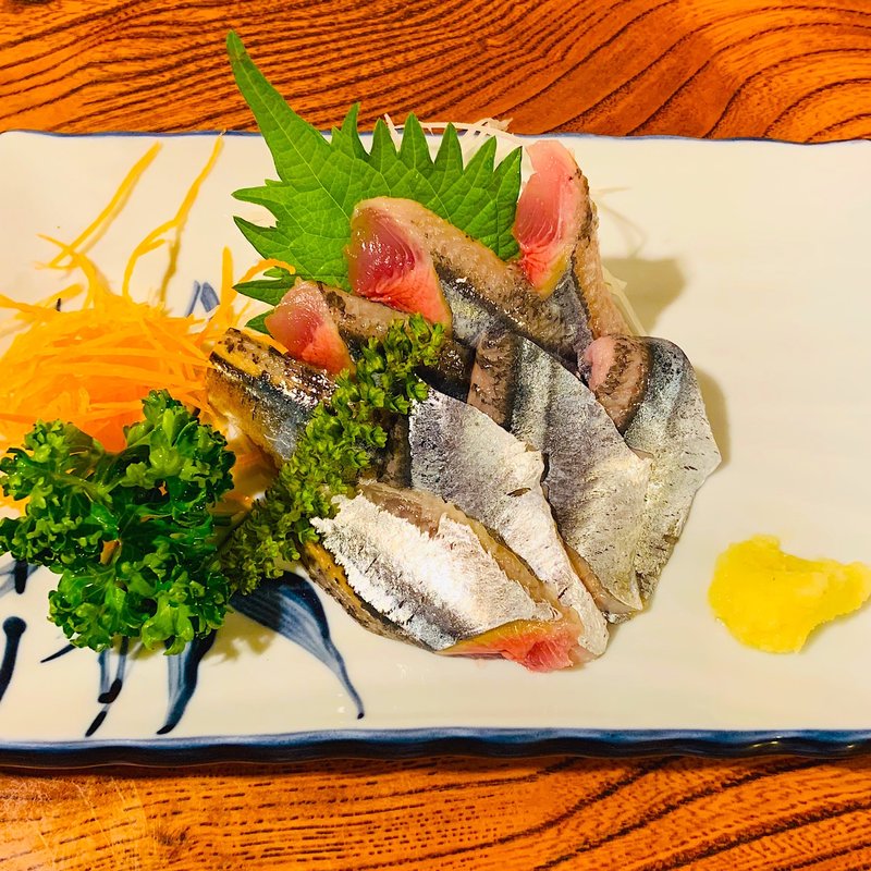 新サンマ刺身(居酒屋いずみ)