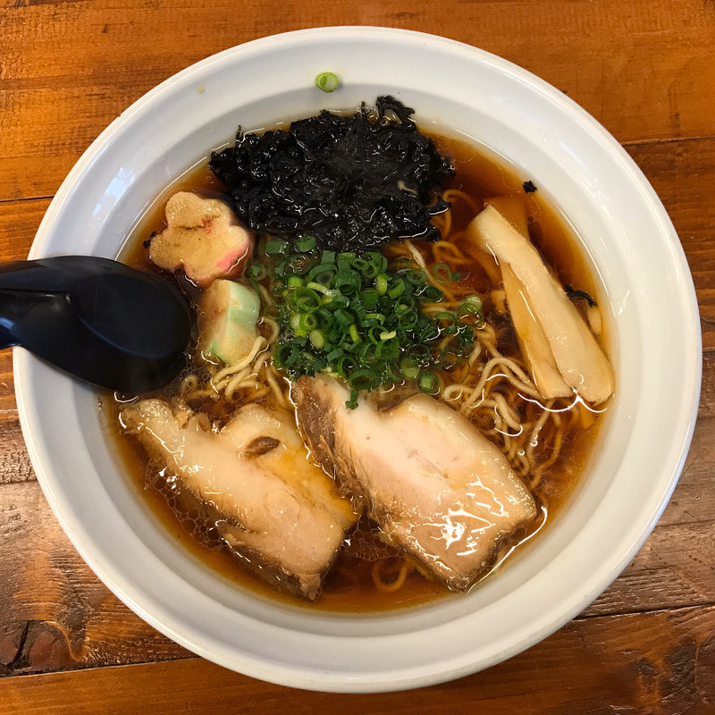 焦しアゴ正油らーめん(らーめん越乃屋)