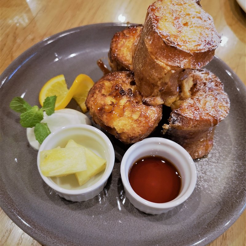 王様の卵フレンチトースト　ハード系(Orange Fields Tea Garden)