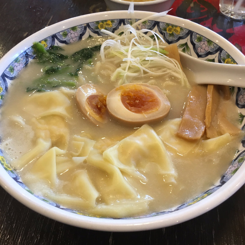 プレミアムエビワンタン麺(中国ラーメン揚州商人 大和店)