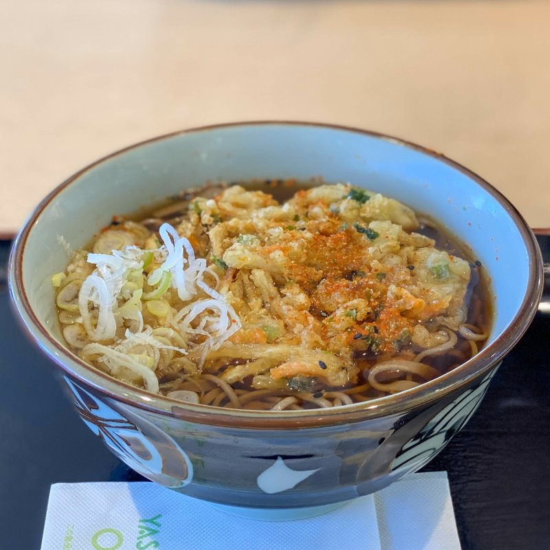 天ぷらそば(矢板北パーキングエリア(下り線)食堂 )