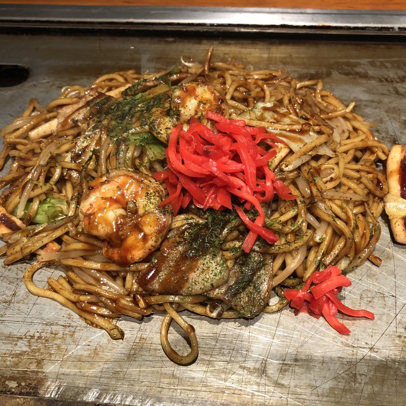 ミックス焼きそば(福太郎 梅田店)