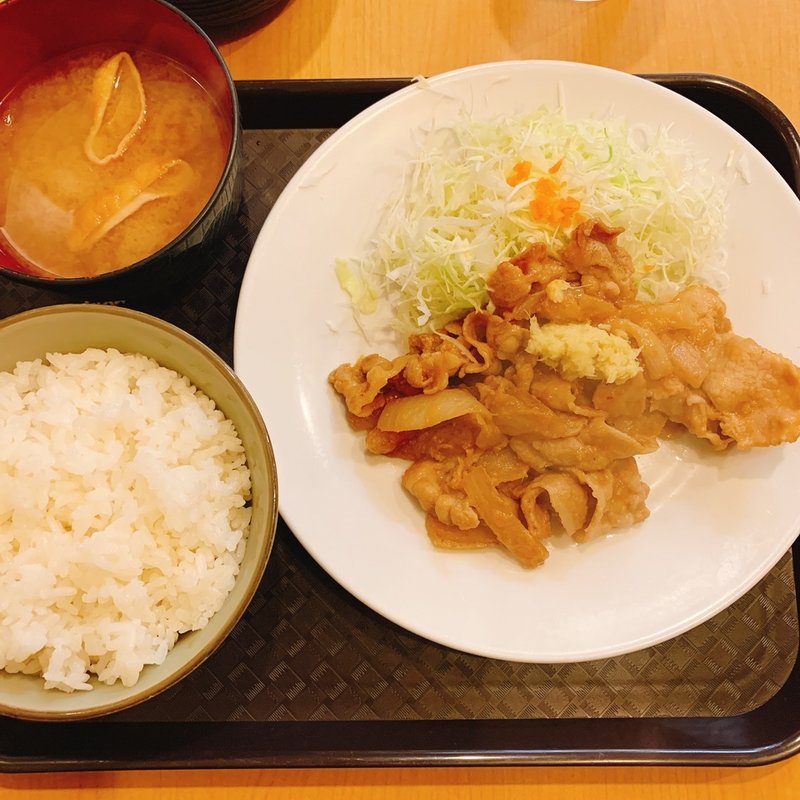 生姜焼き定食　味噌(笑姜や 生姜焼き定食専門店（しょうがや）)