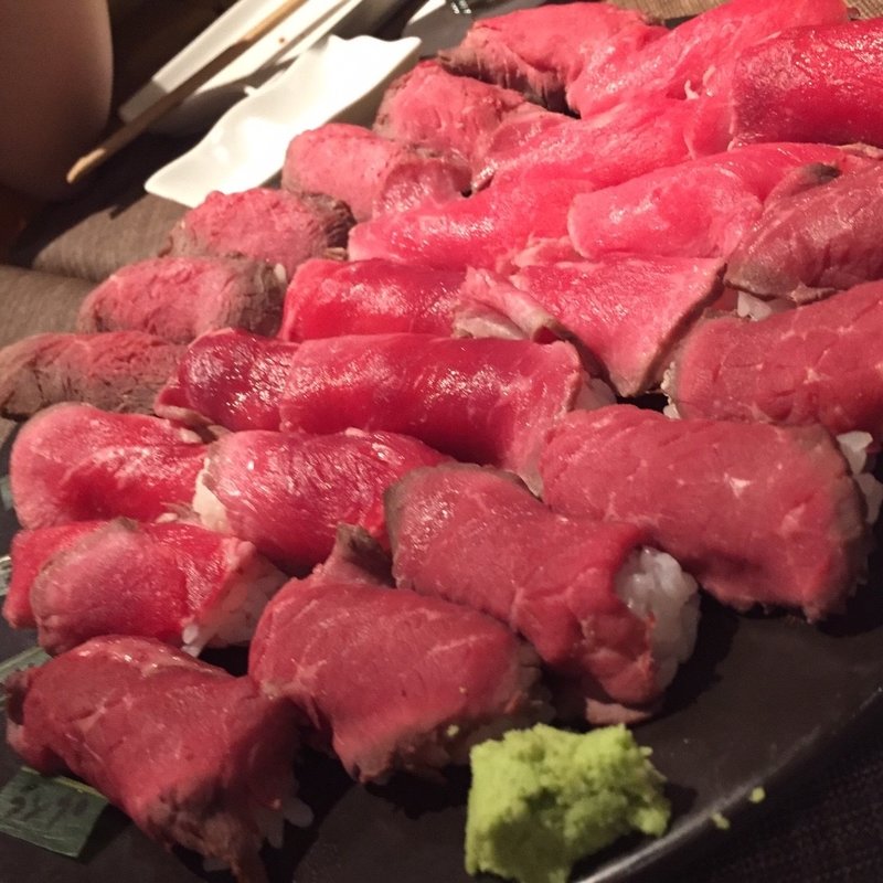 肉寿司食べ放題飲み放題(吉祥寺コーンバレー)