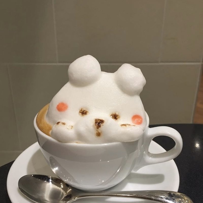 3Dラテアート(Light Cafe)